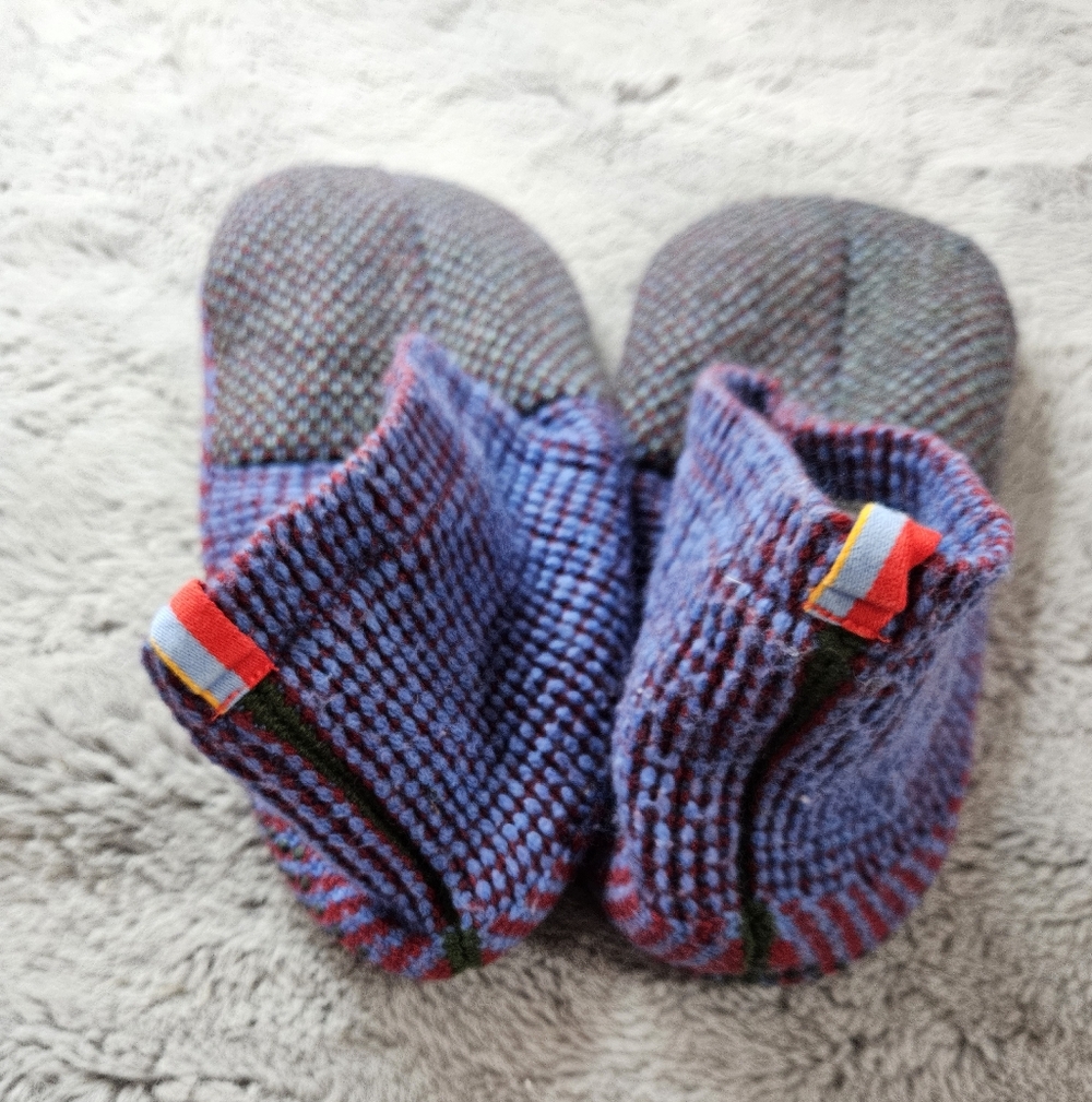Bombas Gripper Slippers Size XL Extra Large Grip Socks Double Layer Knit Outer - Picture 5 of 9